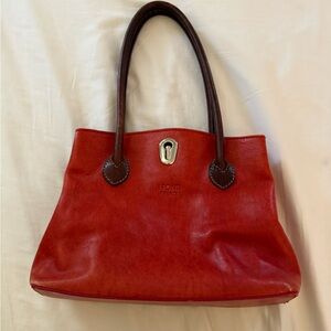 Italian I Ponti Firenze Leather Tote Bag